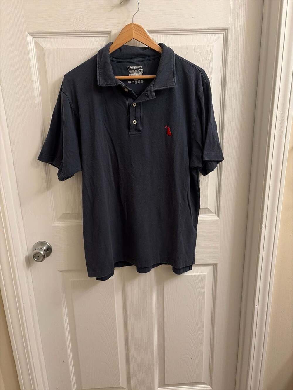 Local Boy Outfitters Navy Blue Short Sleeve Polo Shirt, Size M